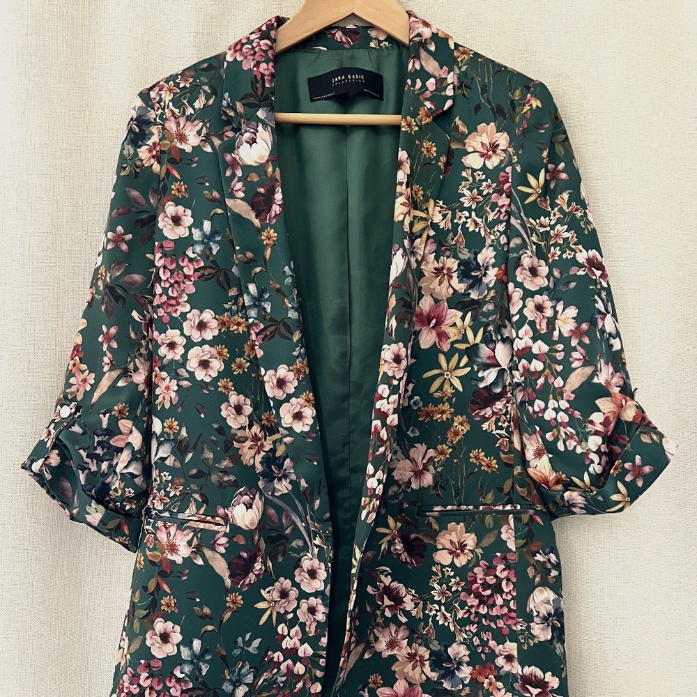 Zara Floral Blazer